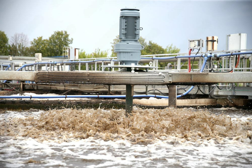 image of industrial wastewater treatment